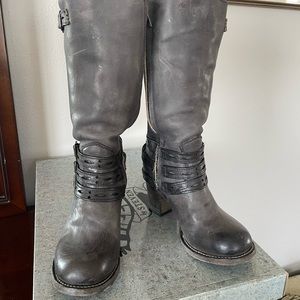 Freebird Harrison Boots Size 7 Black Gray